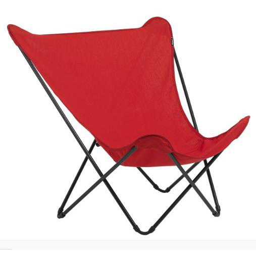 Modern Indoor Outdoor Red XL Folding Lounge Chair - 373463. Picture 1