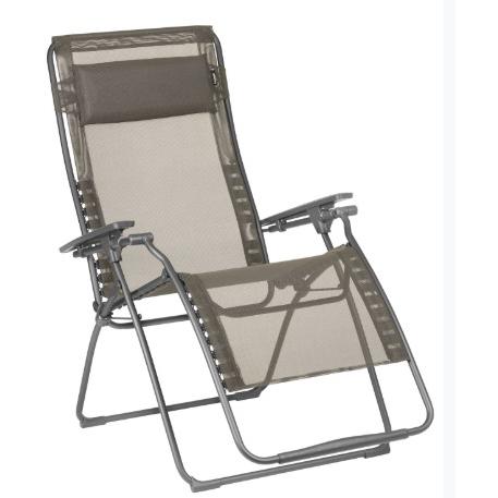 29.9" X 68.1" X 49.2" Graphite Powder Coated Recliner XL - 373470. The main picture.