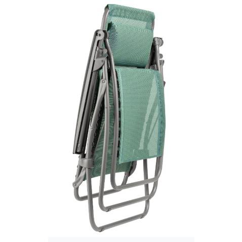26.8" X 64.2" X 44.9" Chlorophyll Powder Coated Multi-Position Folding Recliner - 373474. Picture 2