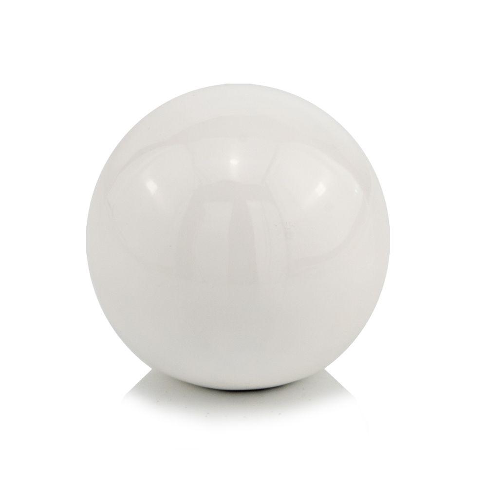 4" X 4" X 4" White Aluminum Sphere - 373766. Picture 1