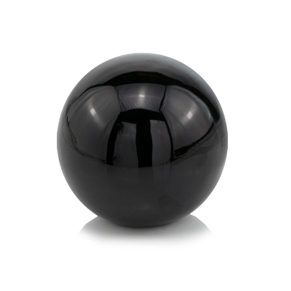 4" X 4" X 4" Black Aluminum Sphere - 373767. Picture 1