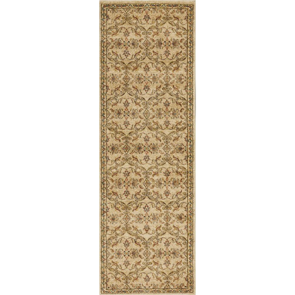 63"X91" Sand Polypropylene Rug. The main picture.