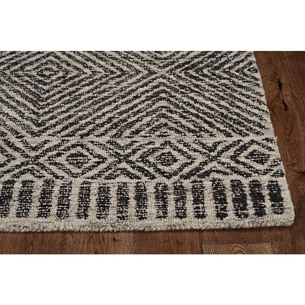 60" X 84" Blue Wool Rug - 374501. Picture 2