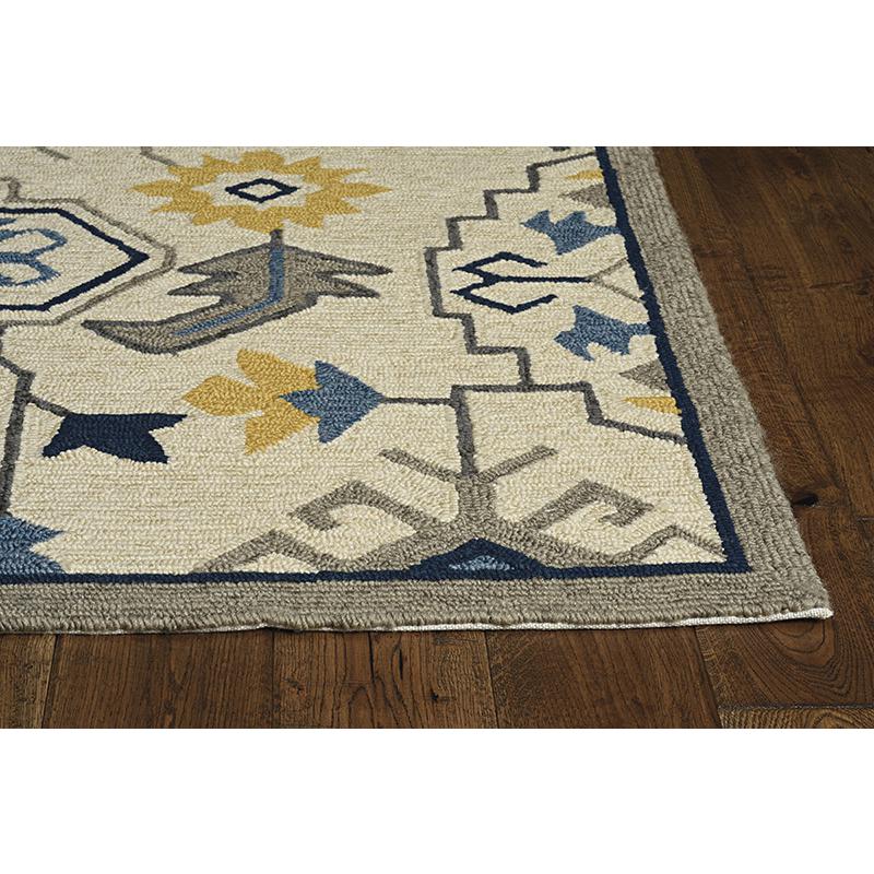 2' x 3' Ivory Polypropylene Accent Rug - 374692. Picture 4