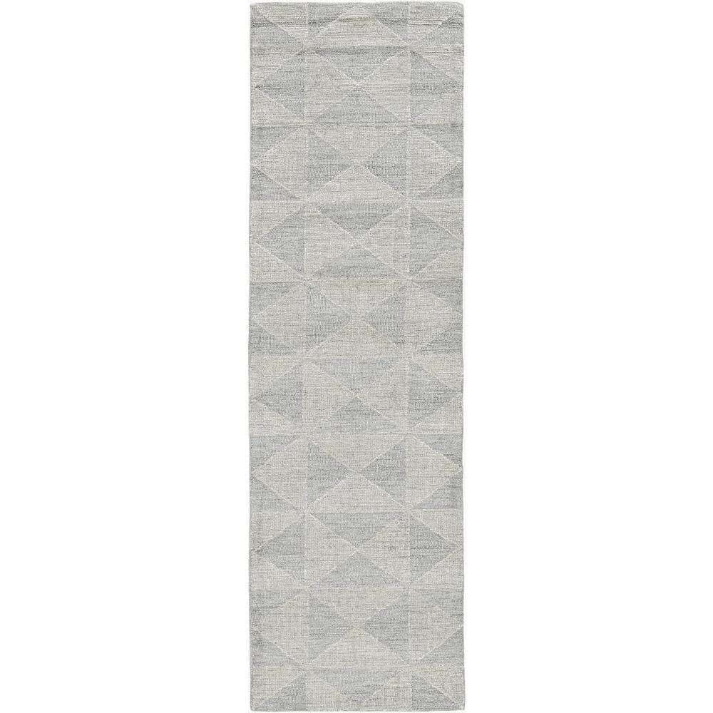 5' x 7' Ivory Geometric Pattern Wool Indoor Area Rug - 374740. Picture 5
