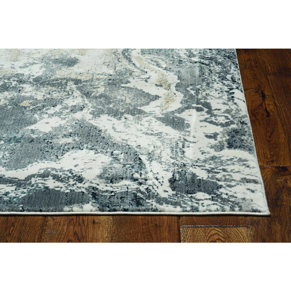 90" X 114" Grey Viscose Rug - 374760. Picture 2