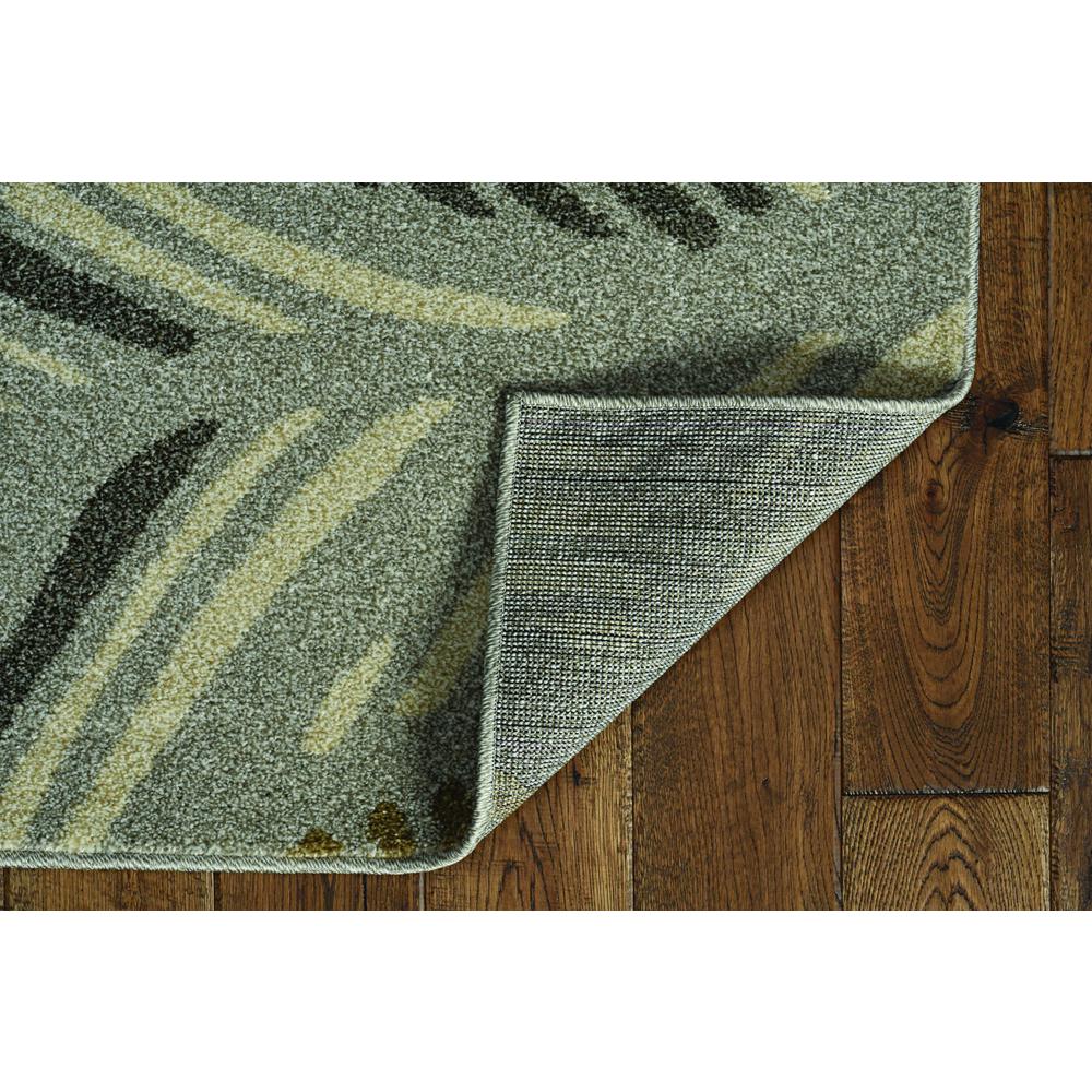 5' x 8' Grey Feather Brushstrokes Area Rug - 375005. Picture 2