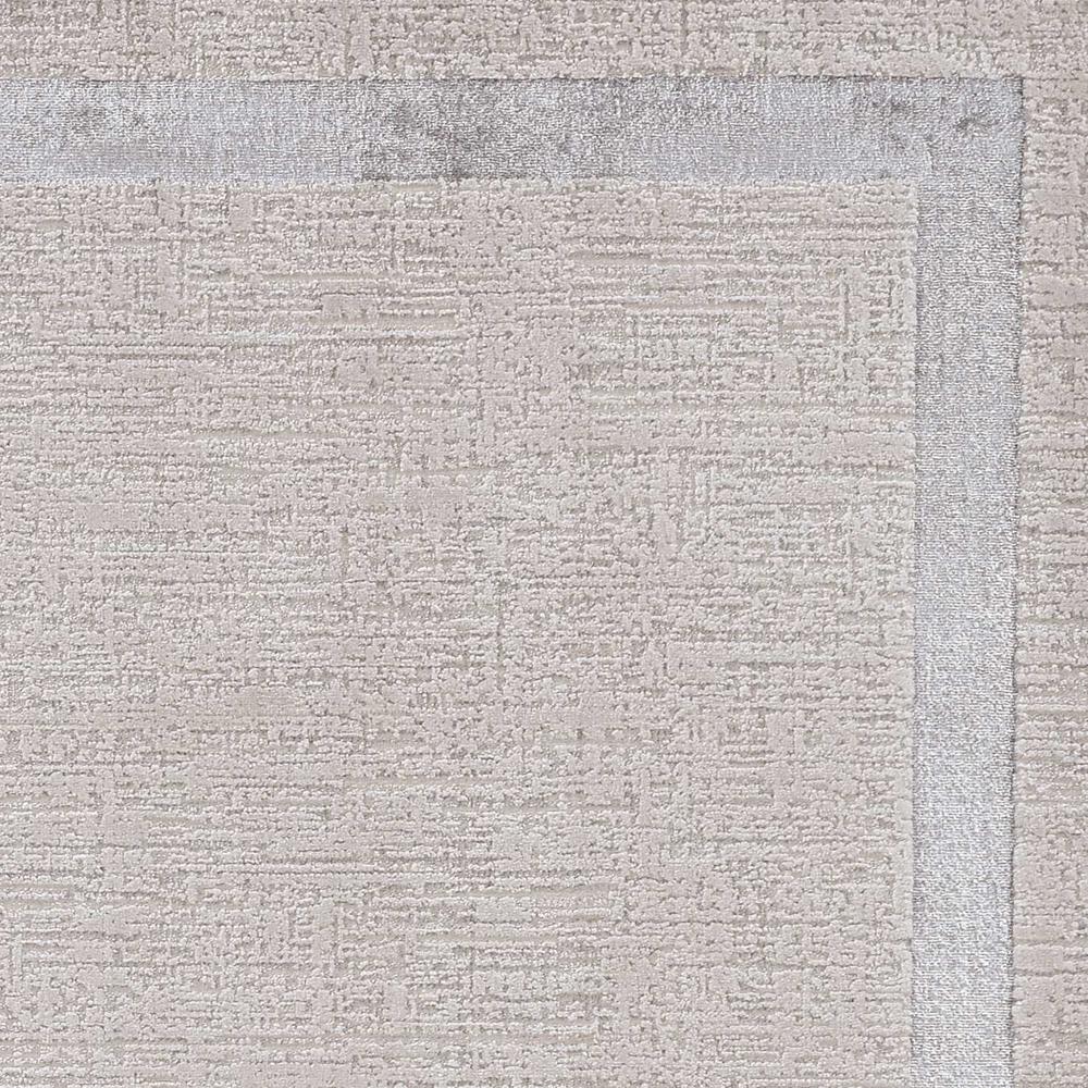 5'x8' Ivory Silver Machine Woven Bordered Indoor Area Rug - 375034. Picture 1