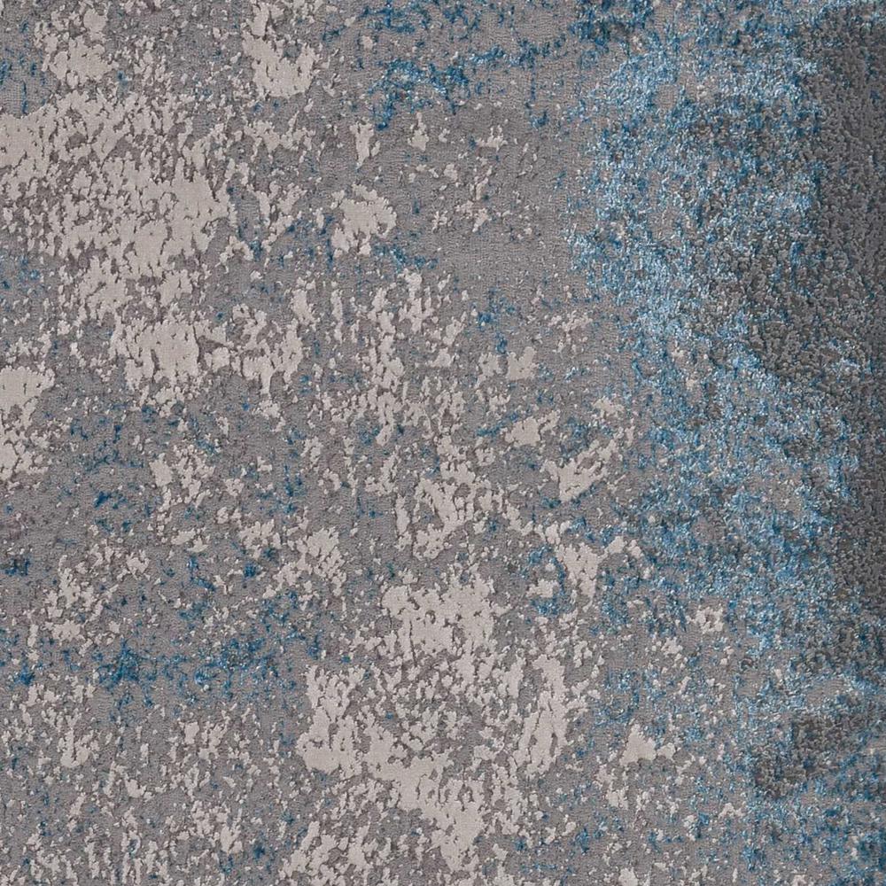 3'x5' Silver Blue Machine Woven Abstract Smudge Indoor Area Rug - 375042. Picture 3