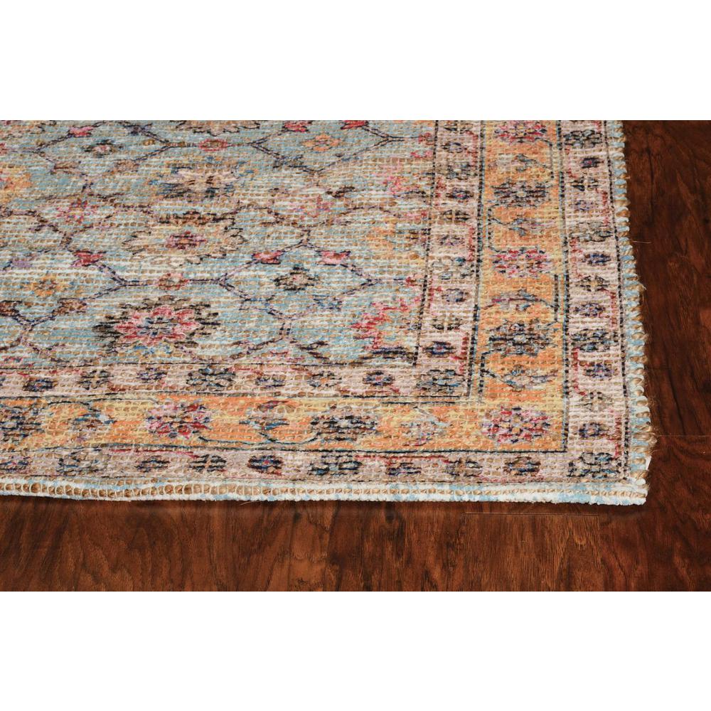 2'x4' Spa Green Hand Woven Floral Indoor Accent Rug - 375082. Picture 3