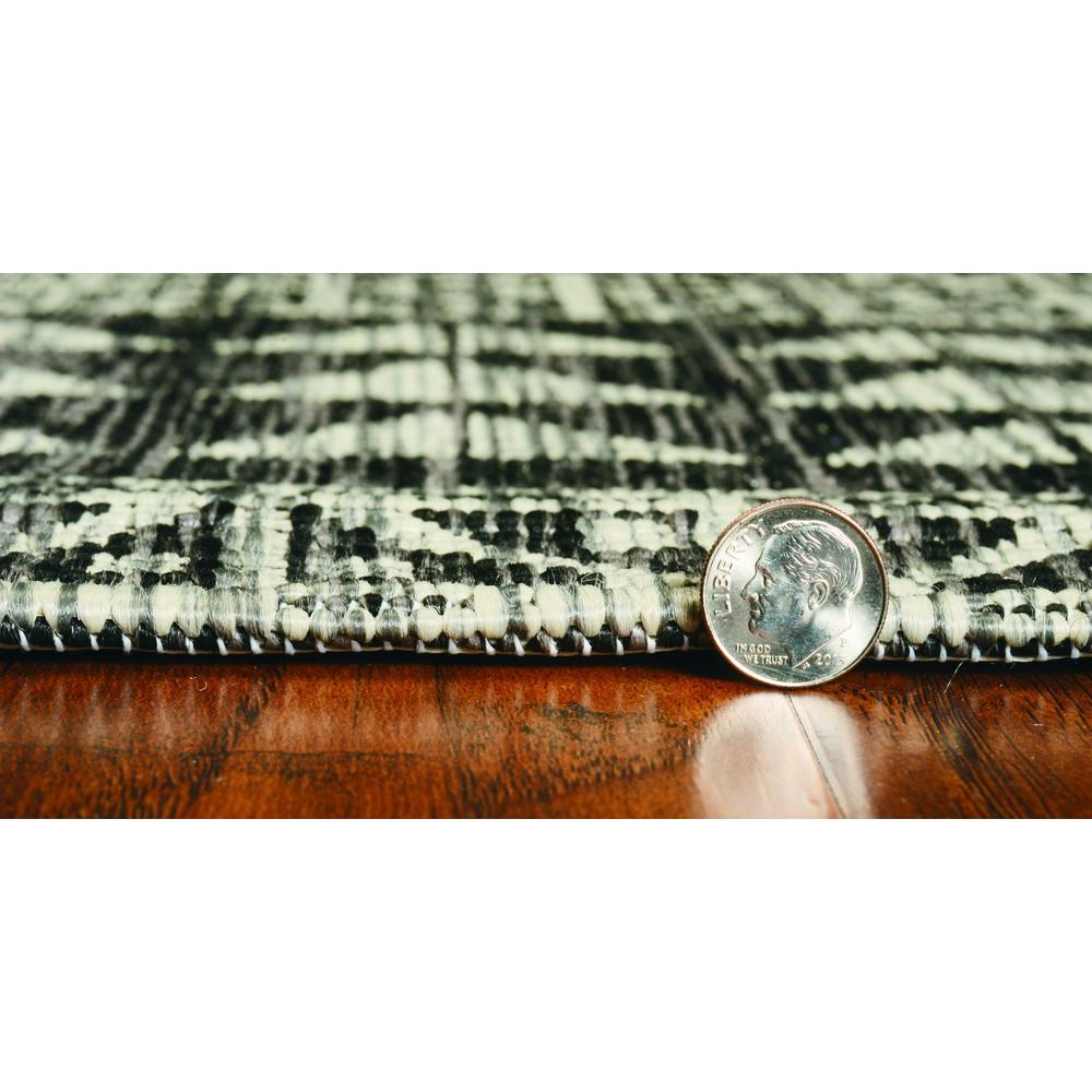 3' x 5' Charcoal Polypropylene Area Rug - 375219. The main picture.