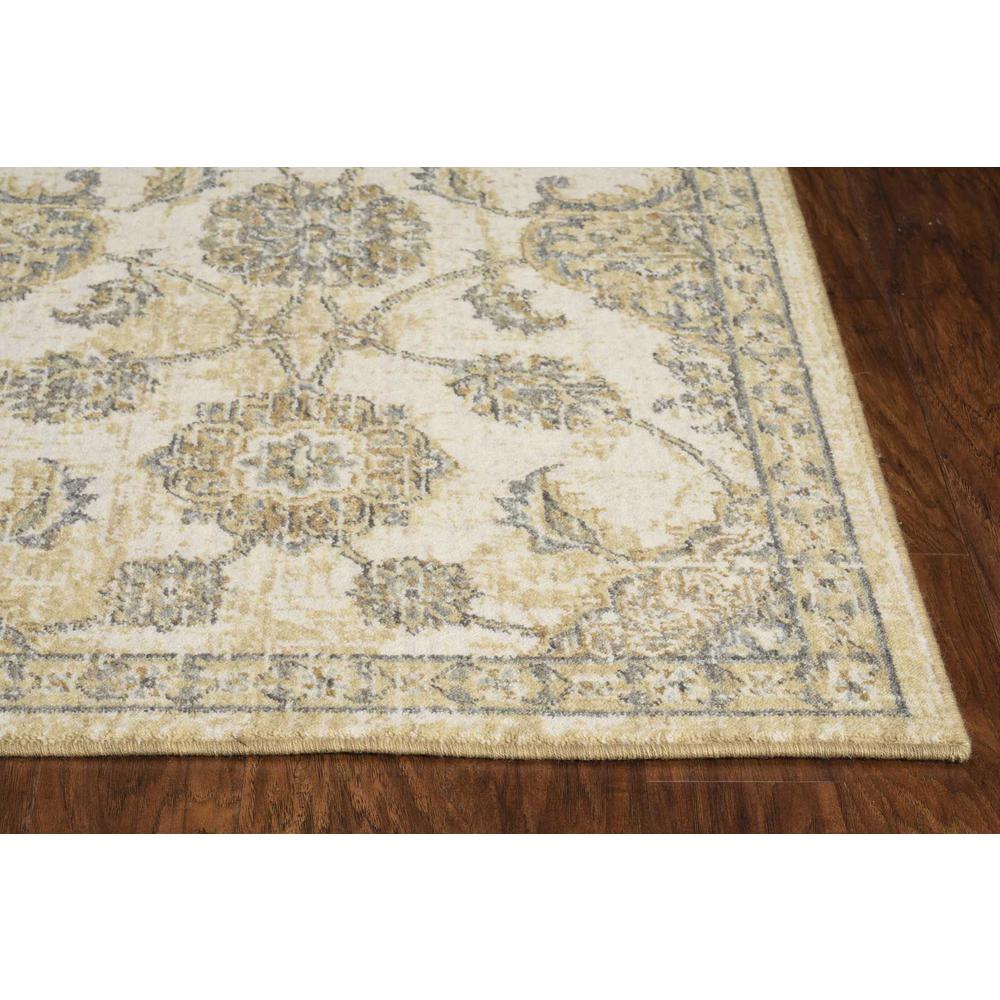 2' x 3' Ivory Sand Vintage Wool Accent Rug - 375262. Picture 1