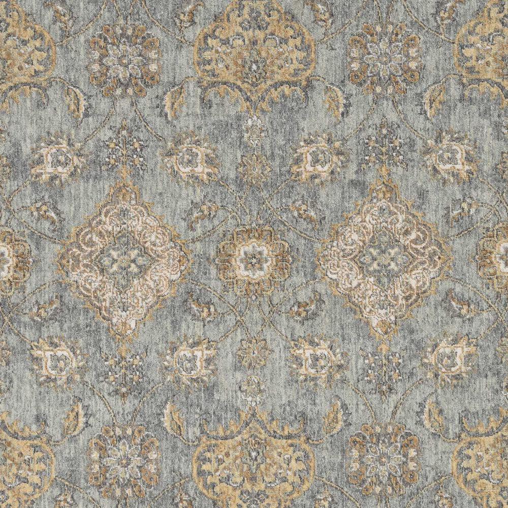 108" X 108" Sage Green Wool Rug - 375275. Picture 1