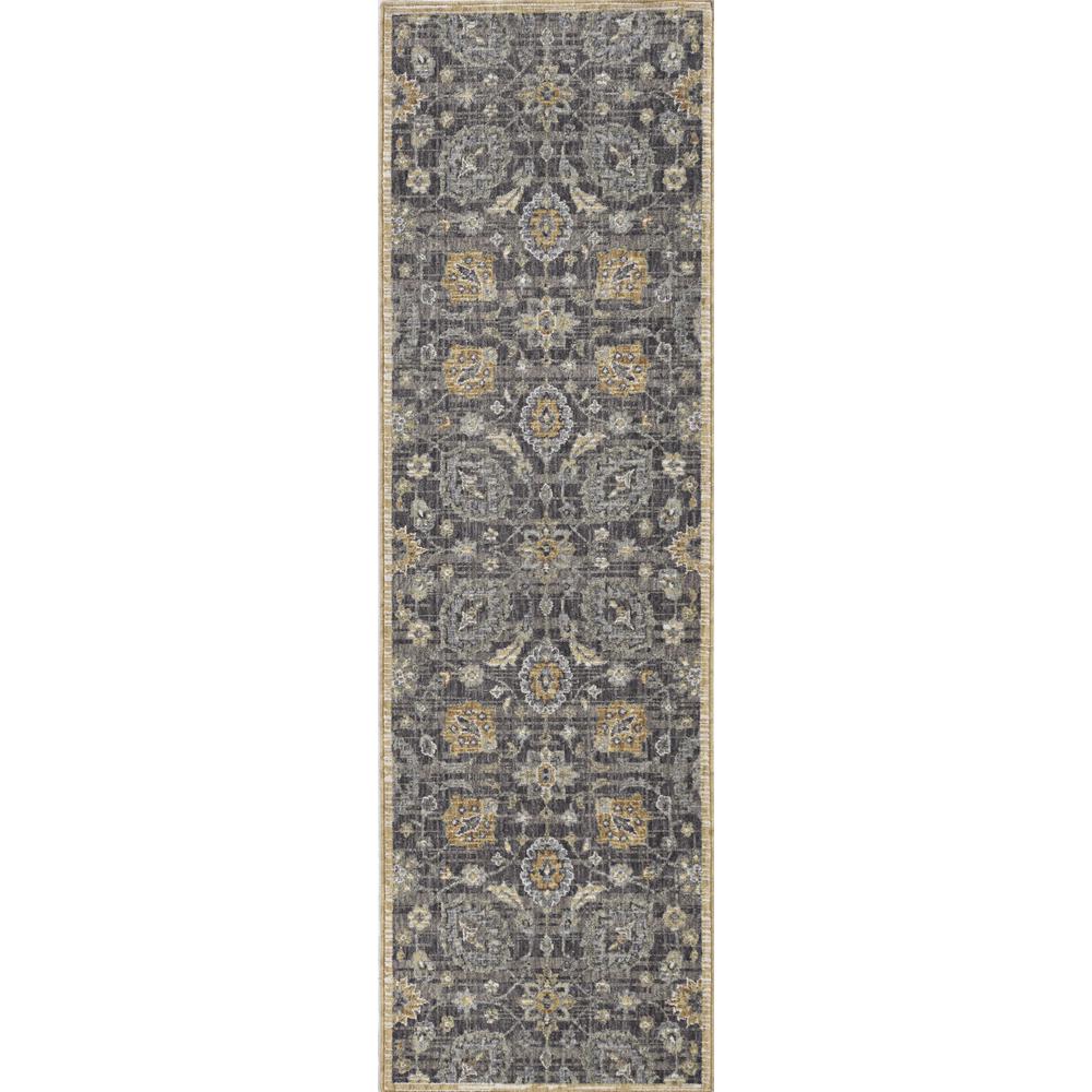 5'x8' Taupe Machine Woven Traditional Indoor Area Rug - 375286. Picture 1