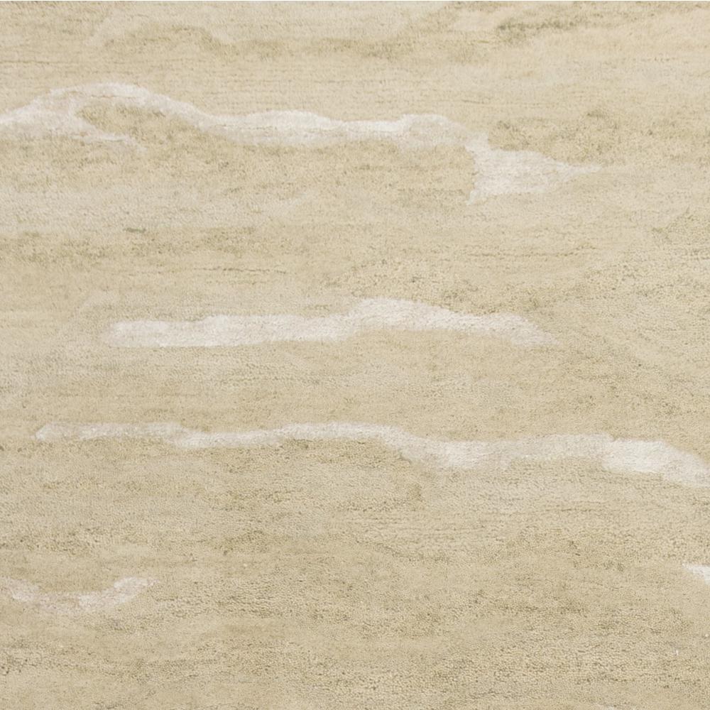 8'x10' Beige Hand Tufted Abstract Indoor Area Rug - 375341. Picture 1