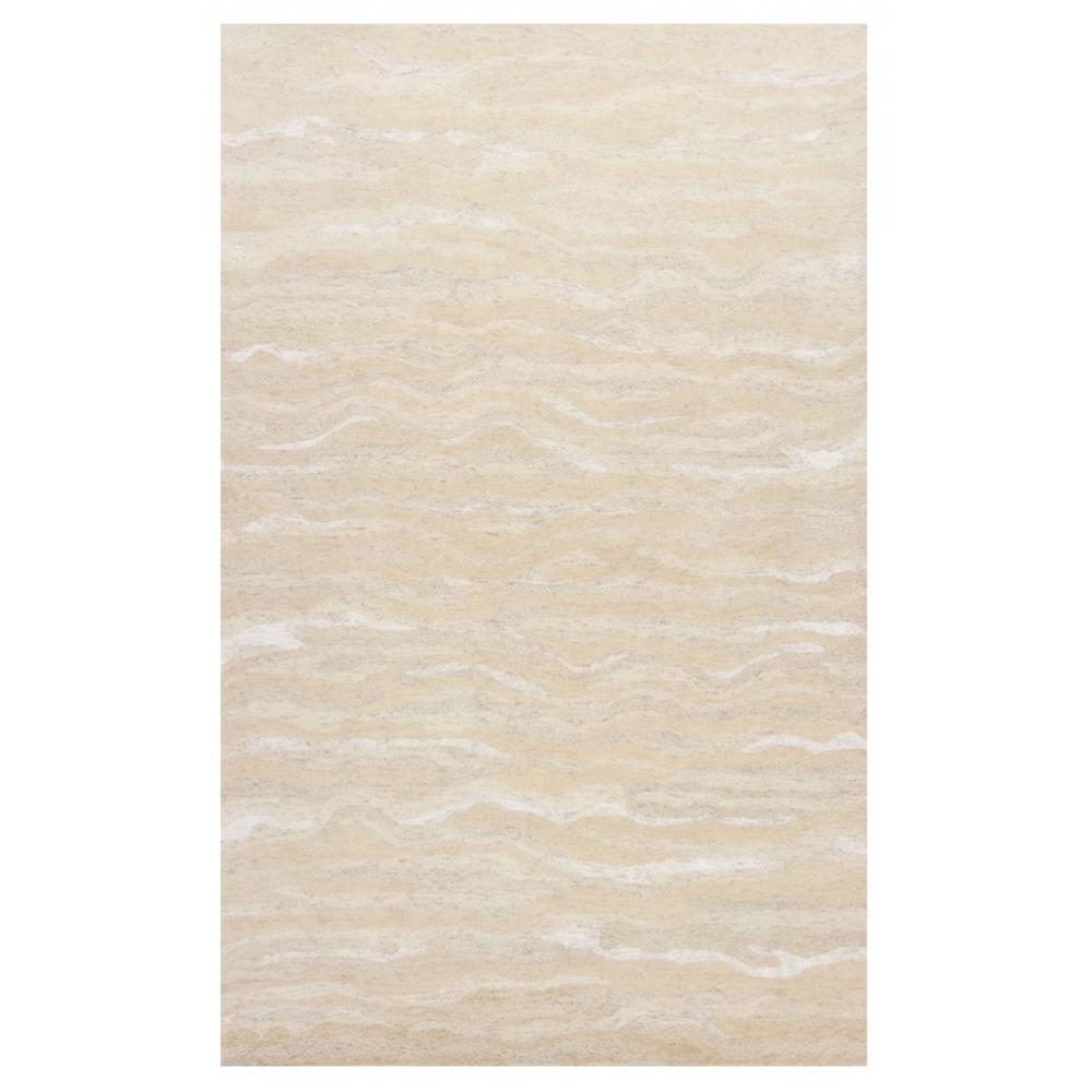 3'x5' Ivory Hand Tufted Abstract Indoor Area Rug - 375343. Picture 1