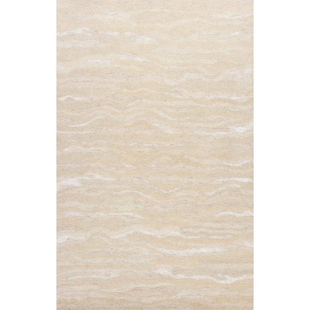 3'x5' Ivory Hand Tufted Abstract Indoor Area Rug - 375343. Picture 2