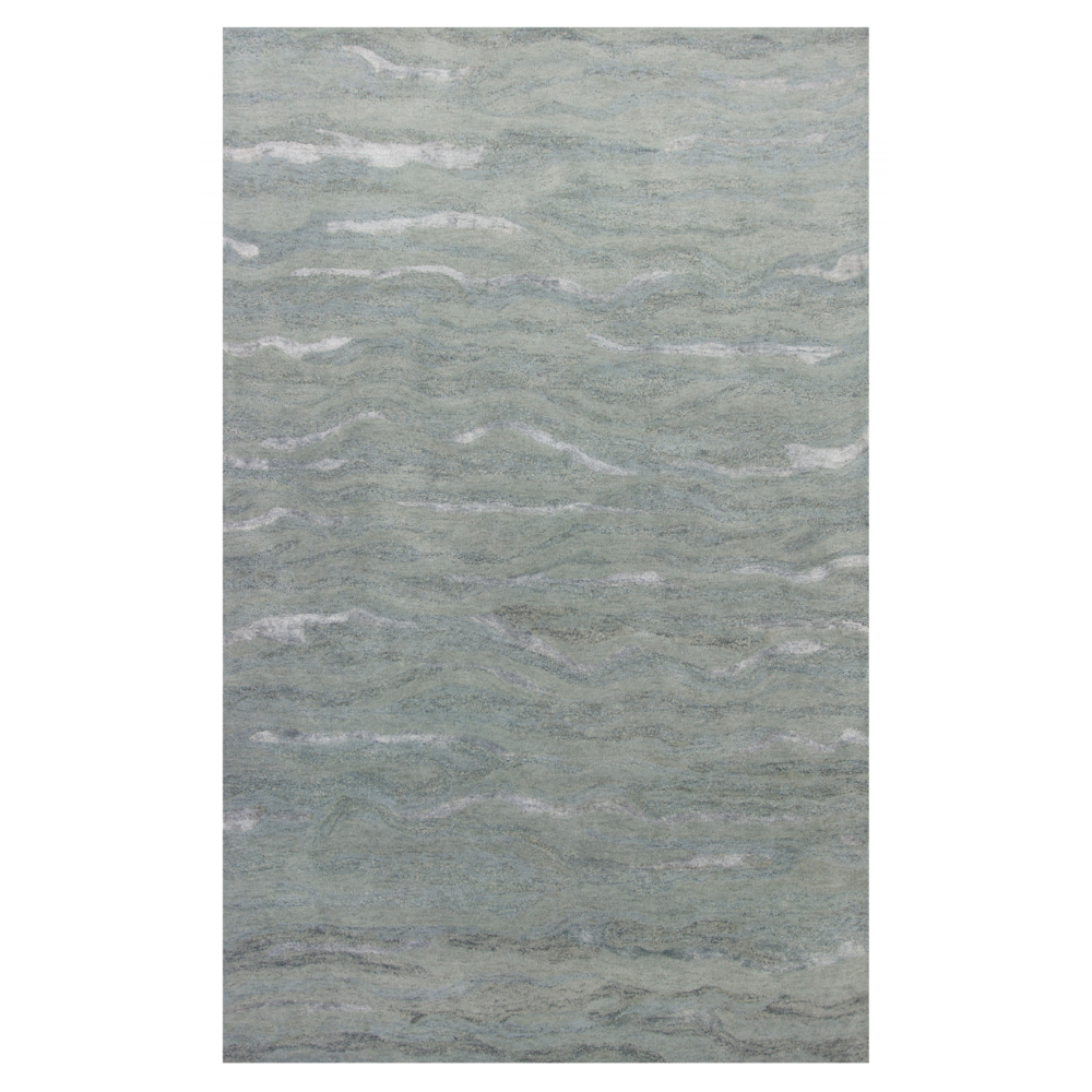 3'x5' Slate Grey Hand Tufted Abstract Indoor Area Rug - 375351. Picture 1