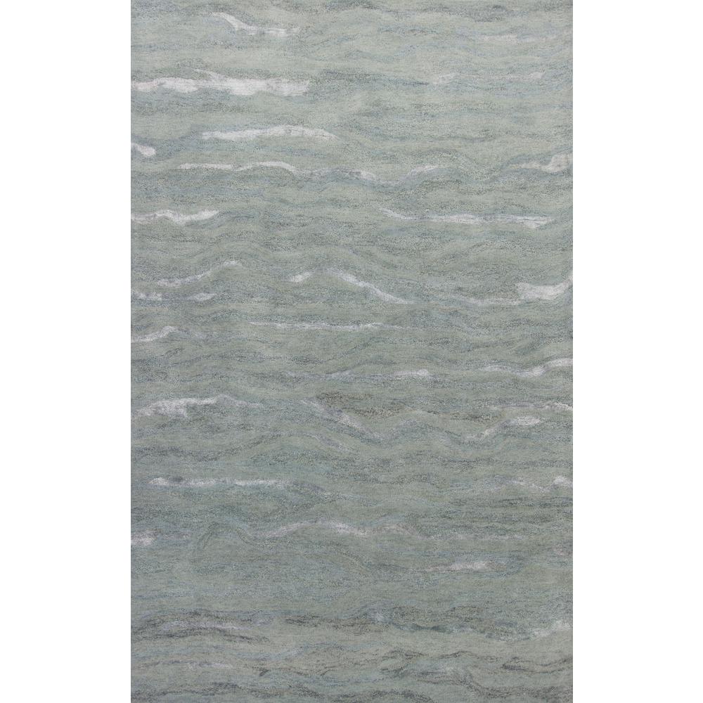3'x5' Slate Grey Hand Tufted Abstract Indoor Area Rug - 375351. Picture 2