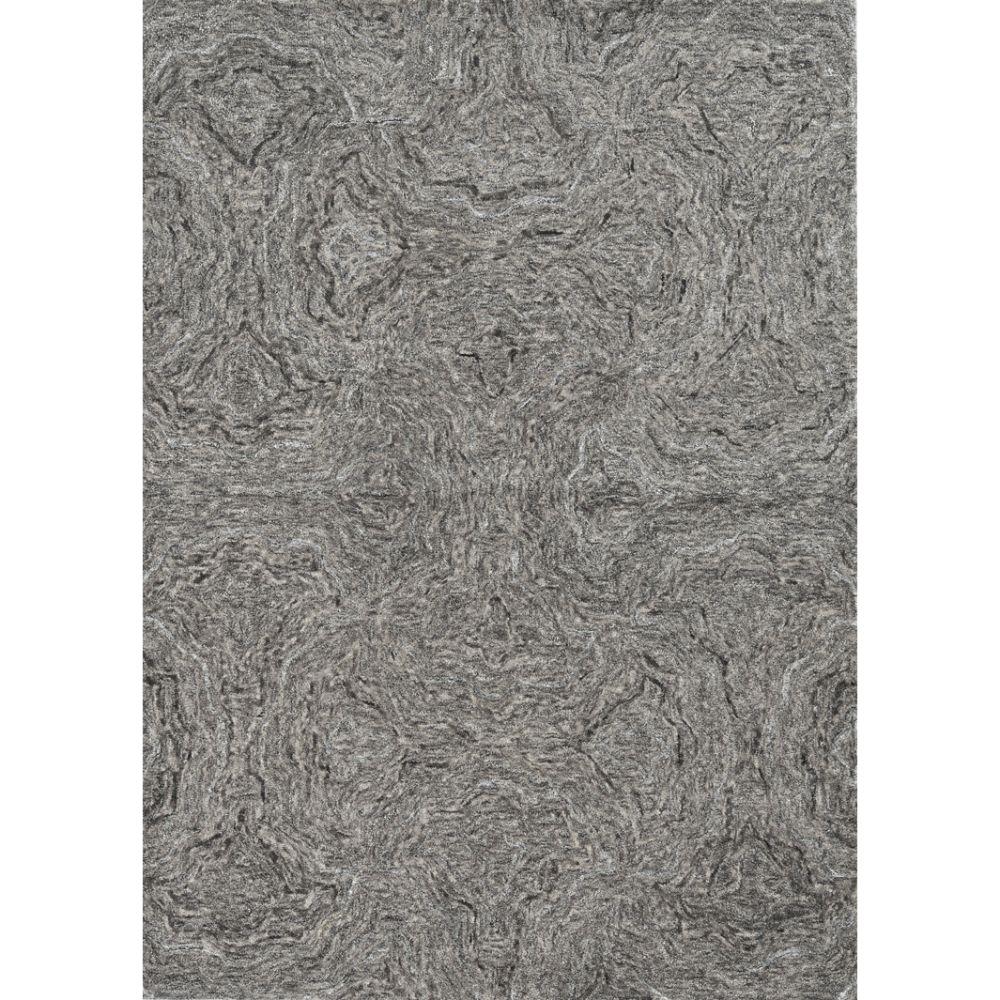 8'x10' Grey Hand Tufted Abstract Indoor Area Rug - 375365. Picture 1