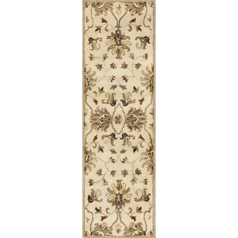 60" X 90" Ivory  Polyester Rug - 375455. Picture 2
