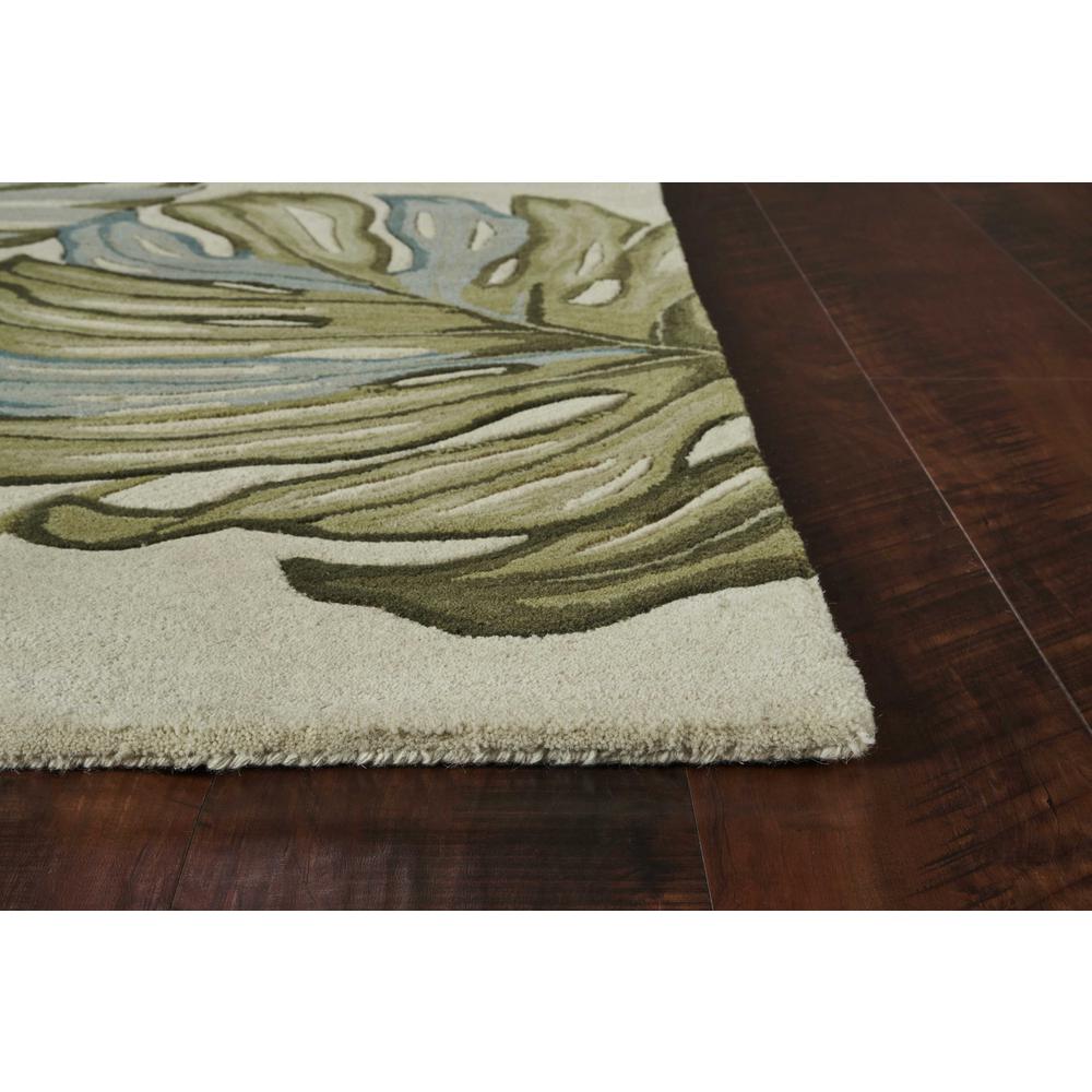 63" X 99" Ivory  Wool Rug - 375502. Picture 3