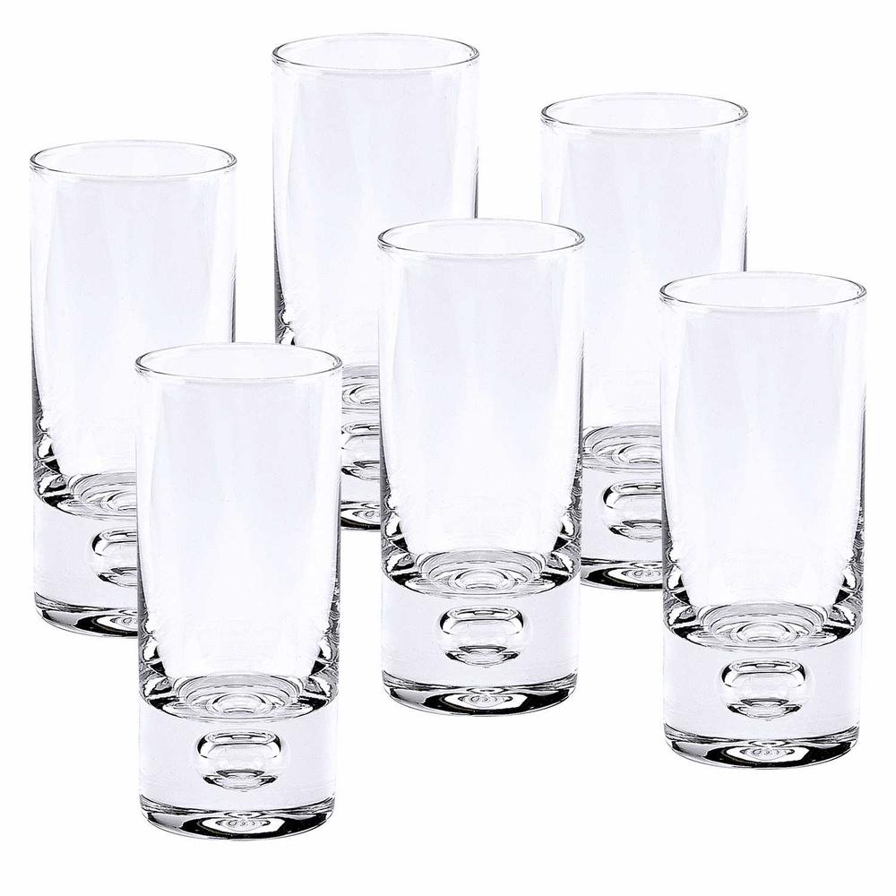 Mouth Blown Crystal 6 Pc Shot or Vodka Glass Set  3 oz - 375717. Picture 1