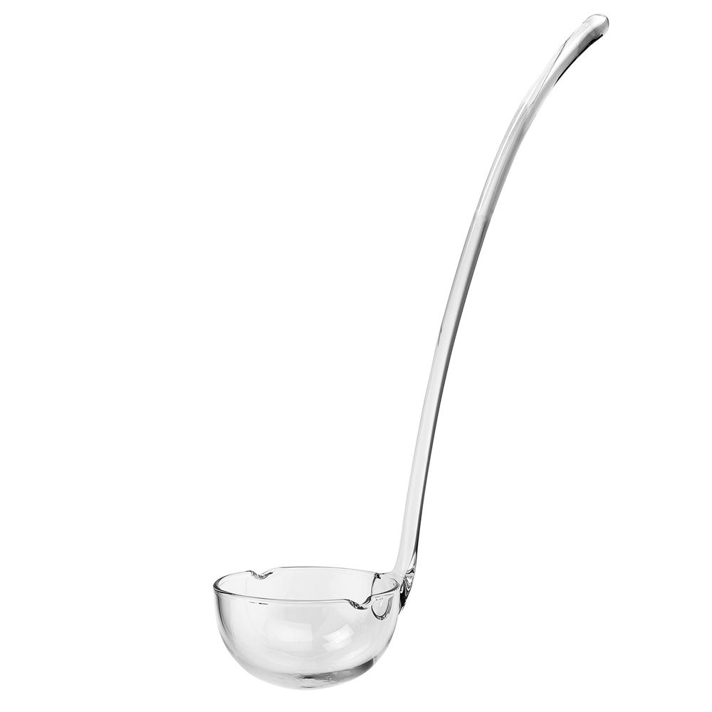 Mouth Blown Lead Free Crystal Gravy Dressing or Punch Ladle - 375720. Picture 1