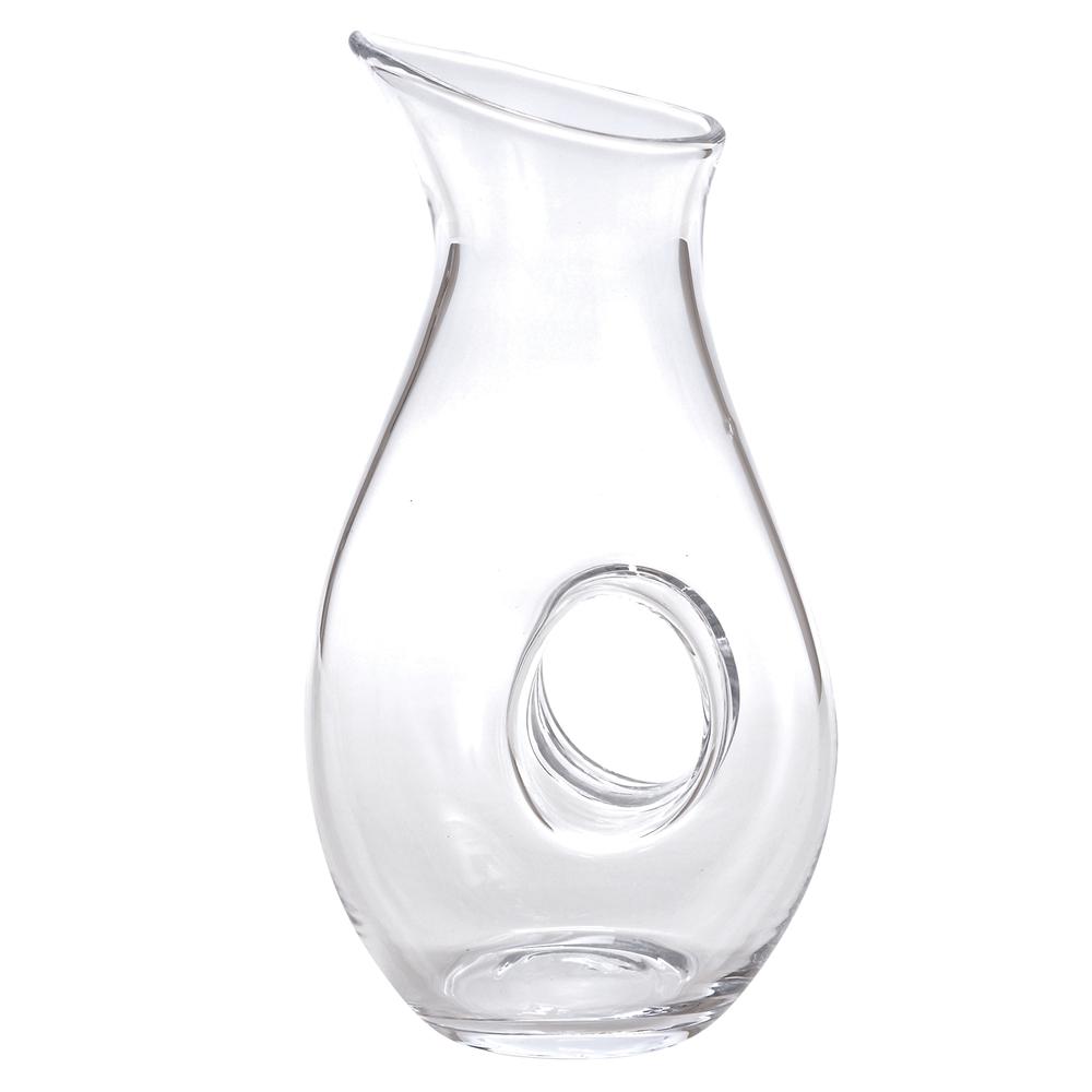 Mouth Blown Lead Free Crystal Pitcher  28 oz - 375884. Picture 1