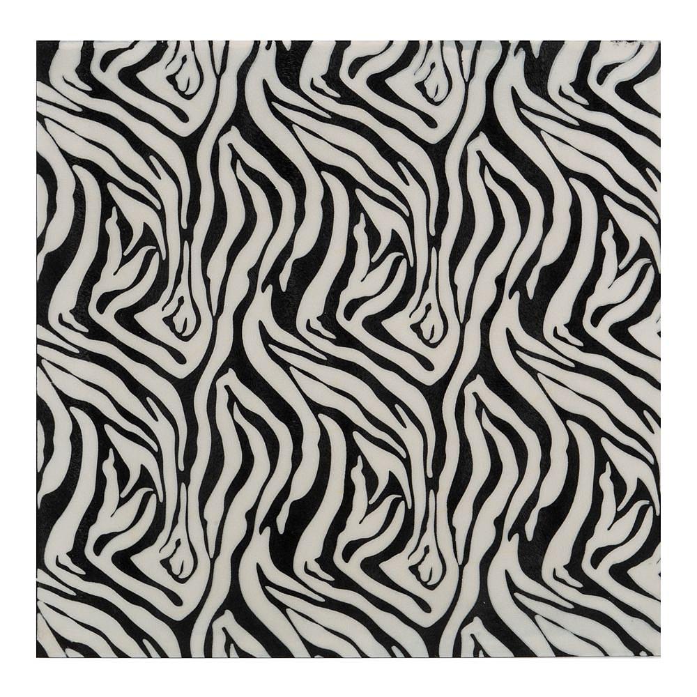 Large Faux Zebra Skin Wall Tile - 375920. Picture 1
