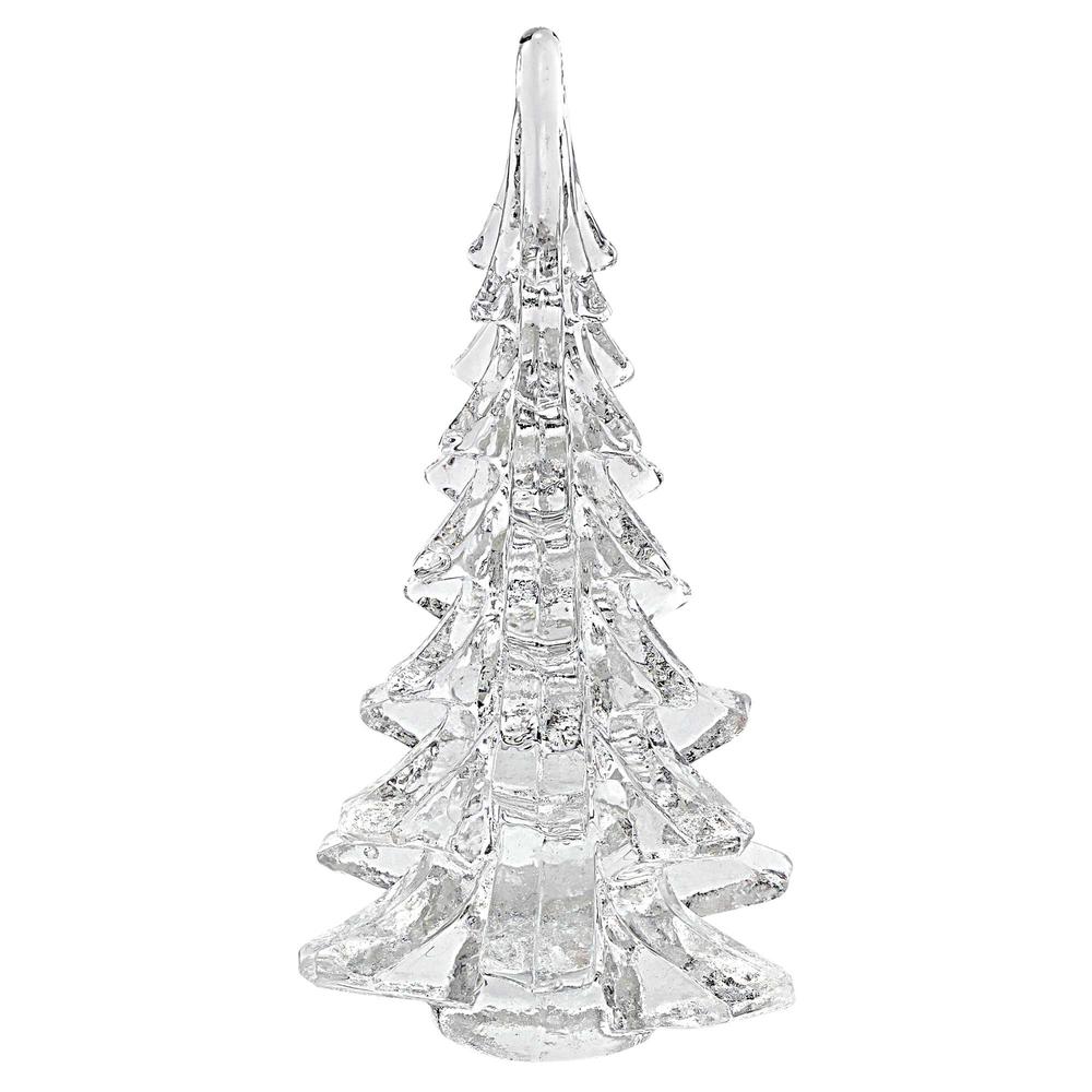 12" Mouth Blown Art Glass Christmas Tree - 376081. Picture 1