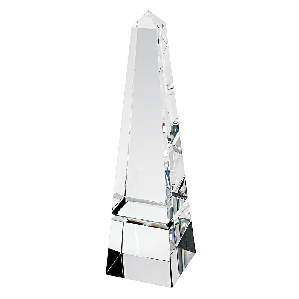 10" Hand Crafted Crystal Obelisk - 376089. Picture 1