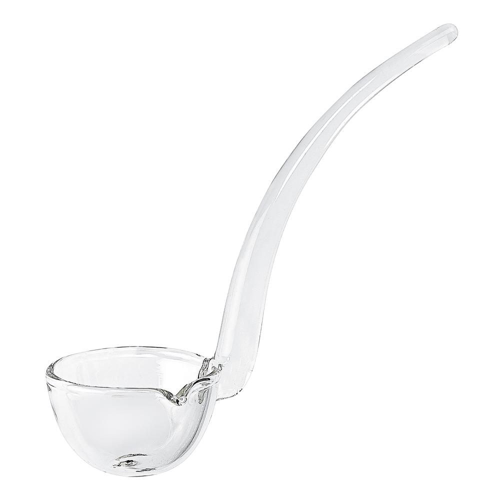 6" Mouth Blown Crystal Gravy  Dressing or Sauce Ladle - 376147. Picture 1