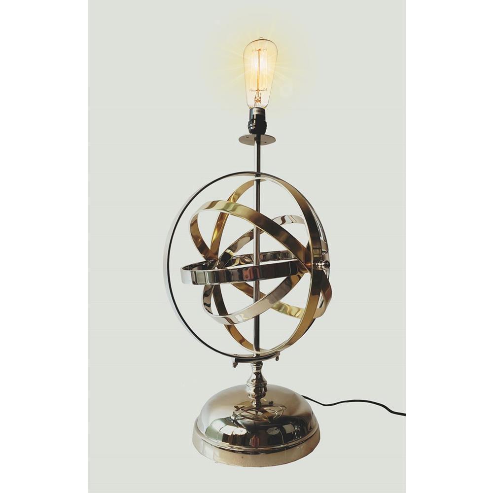 Armillary Sphere Aluminum Table Lamp - 376337. Picture 1