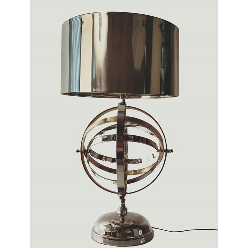 Armillary Sphere Aluminum Table Lamp - 376337. Picture 2