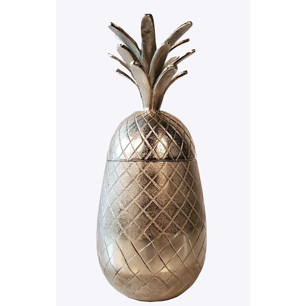 Pineapple Storage Aluminium Decor - 376339. Picture 3