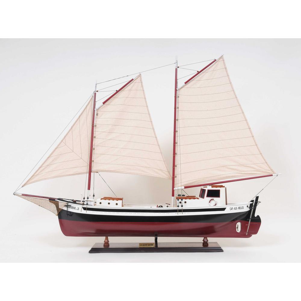 Sailboat Model with Solid Wood Base - 376348. Picture 1