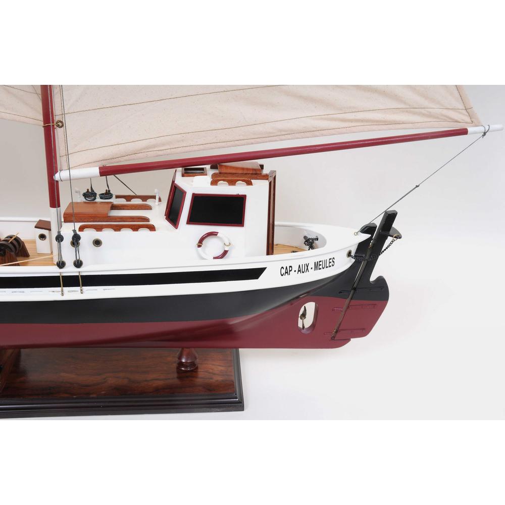 Sailboat Model with Solid Wood Base - 376348. Picture 4