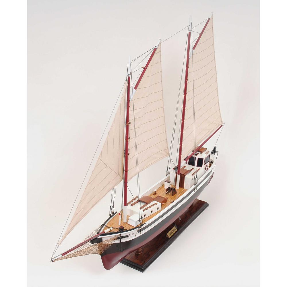 Sailboat Model with Solid Wood Base - 376348. Picture 6