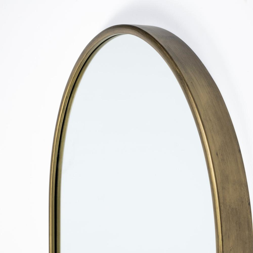Arch Gold Metal Frame Wall Mirror - 376436. Picture 3