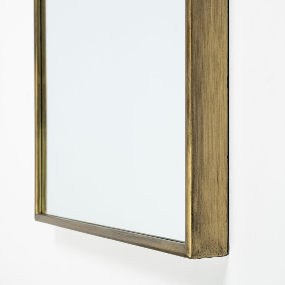 Arch Gold Metal Frame Wall Mirror - 376436. Picture 4