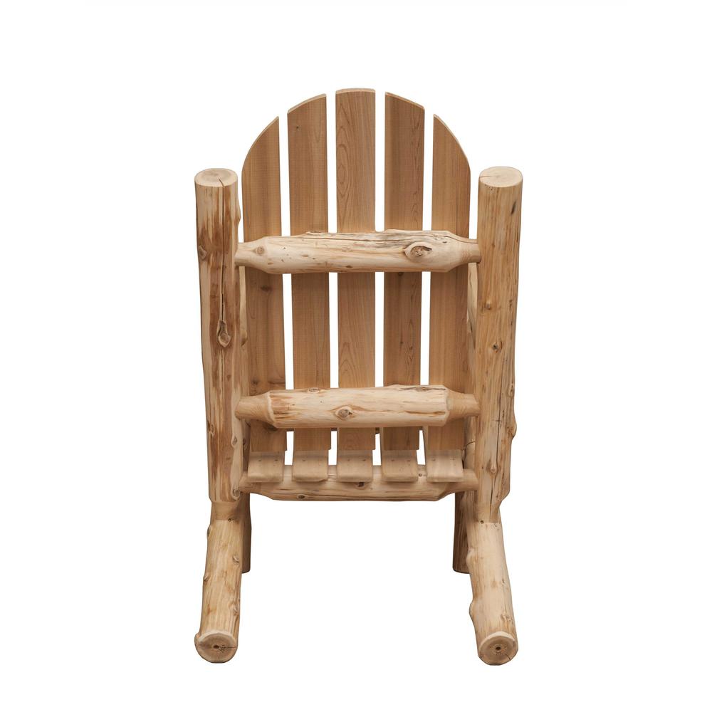Rustic and Natural Cedar Adirondack Chair - 376469. Picture 4