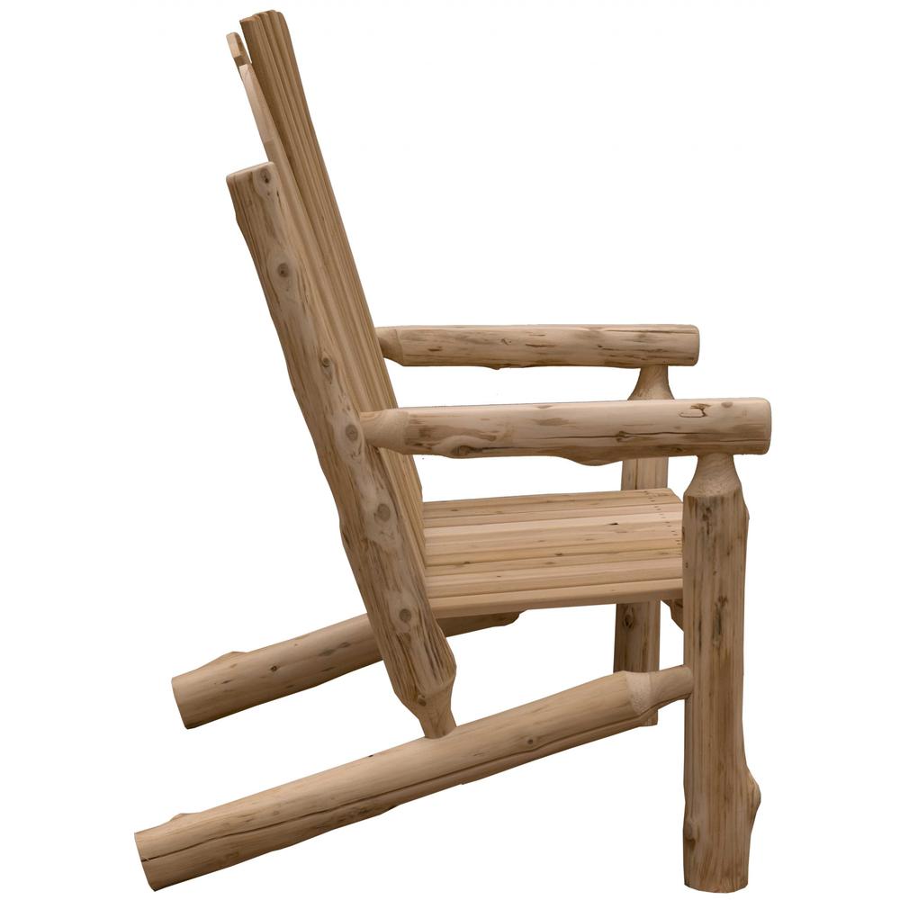 Rustic and Natural Cedar Two - Person Adirondack Chair - 376471. Picture 3