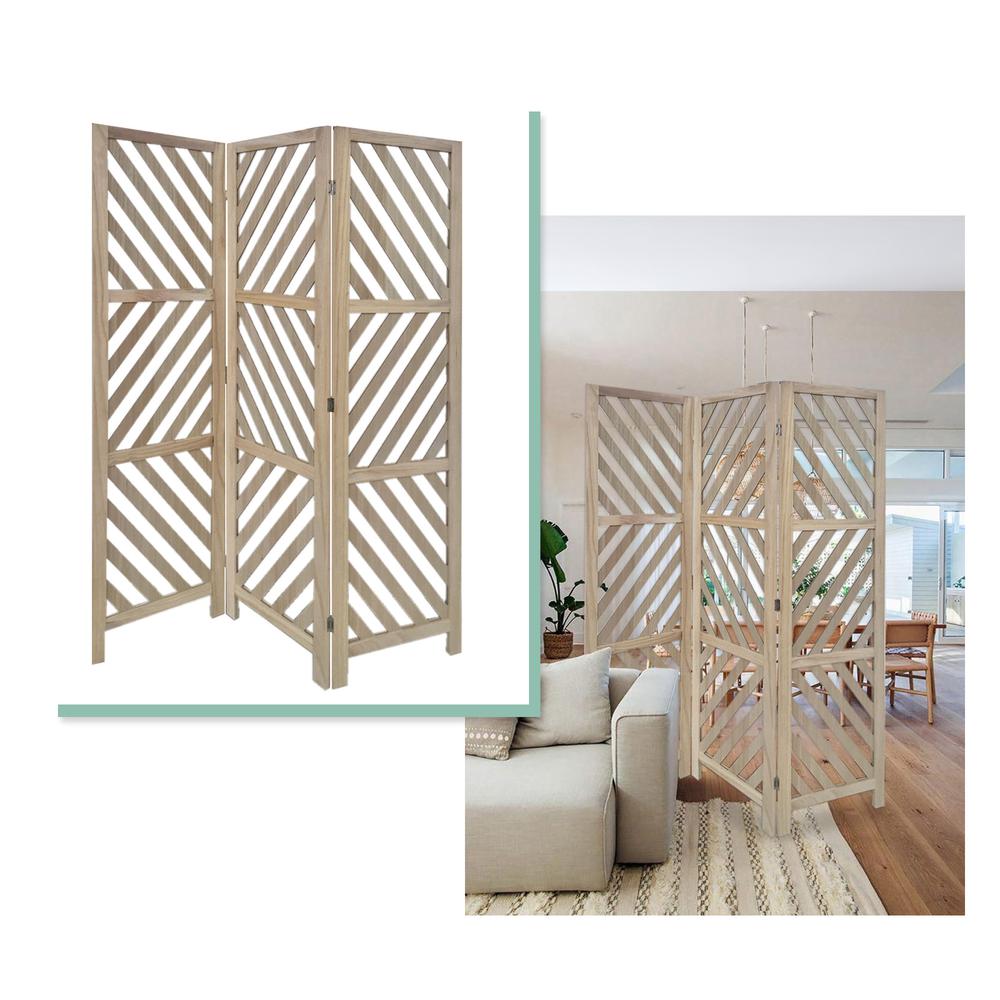 3 Panel Room Divider with Tropical leaf - 376796. Picture 2