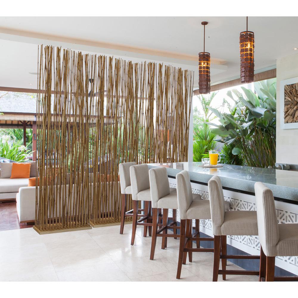 Single Panel Room Divider with Bamboo Branches Design - 376800. The main picture.