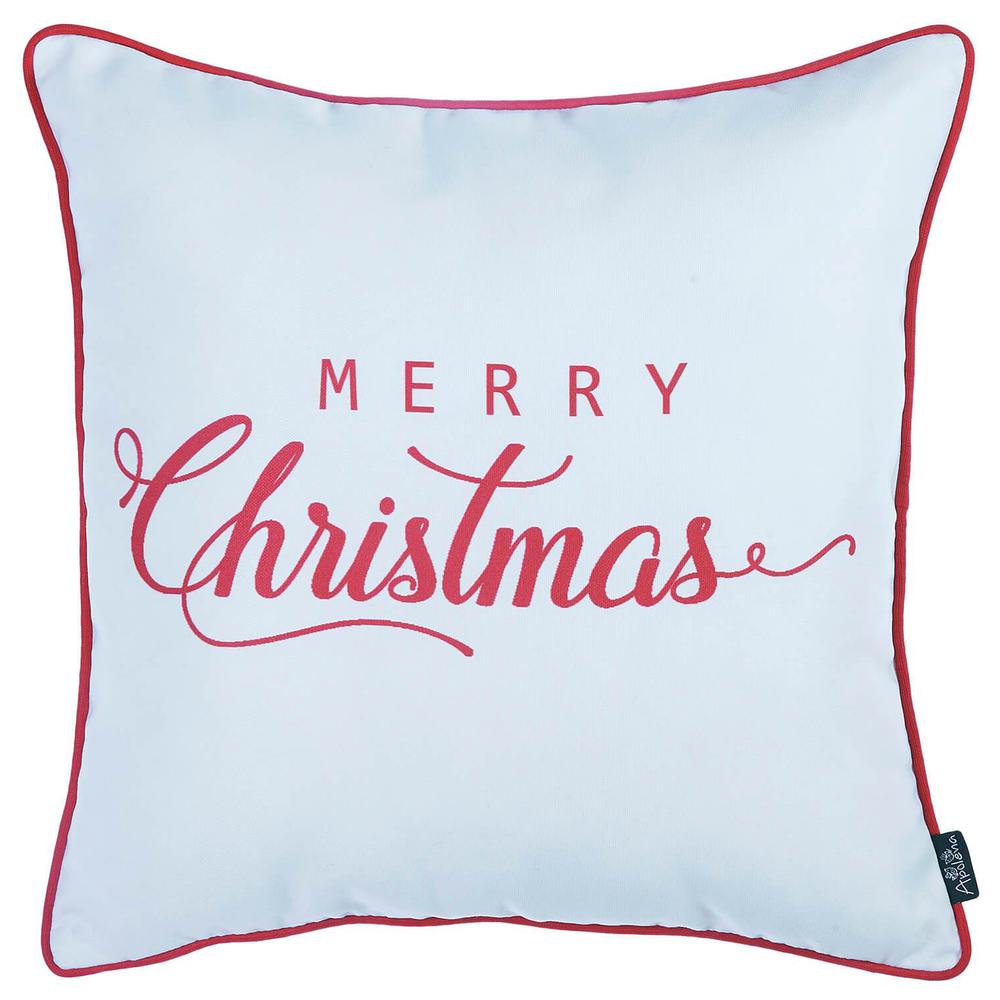 Set of 2 18" Merry Christmas Throw Pillow Cover - 376898. Picture 4
