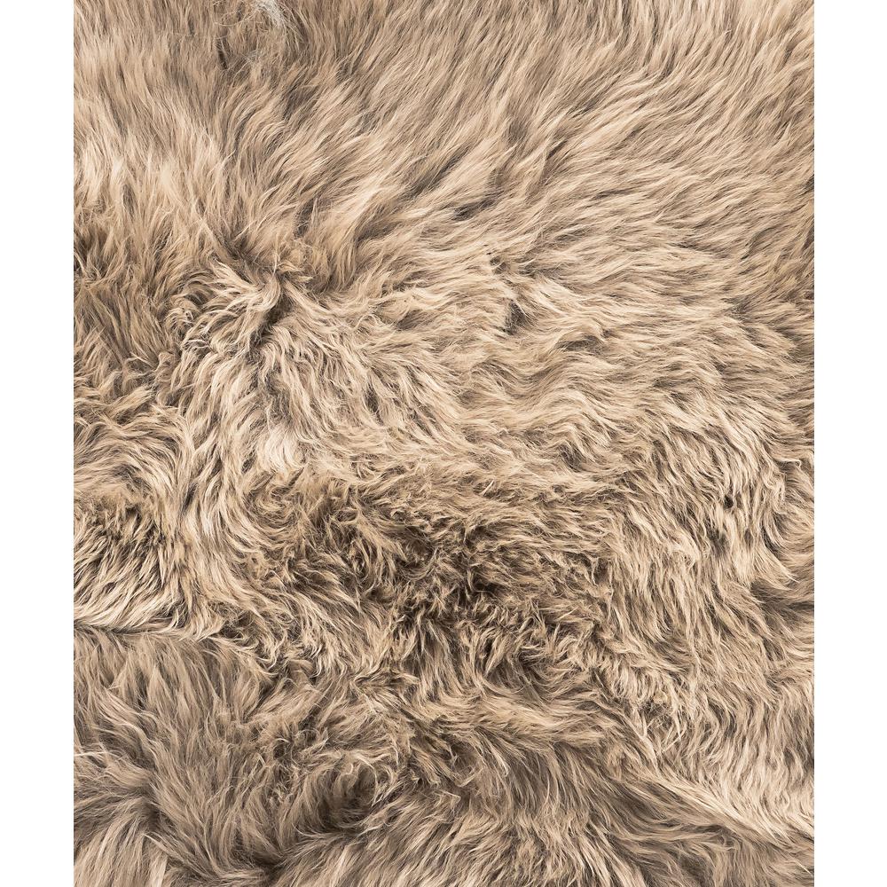 2' x 3' Latte New Zealand Natural Sheepskin Rug - 376925. Picture 2
