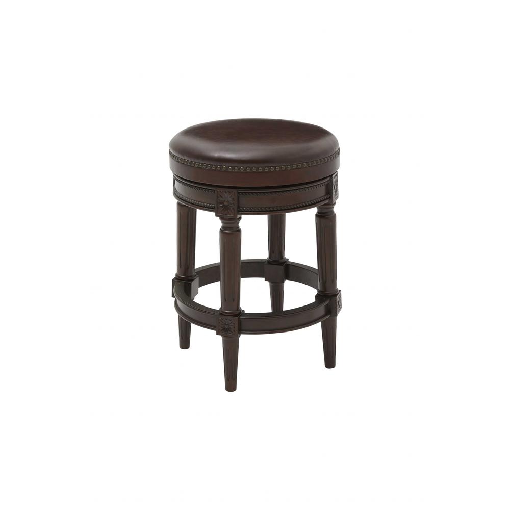 Counter Height Stool in Distressed Walnut Finished - 380061. Picture 1