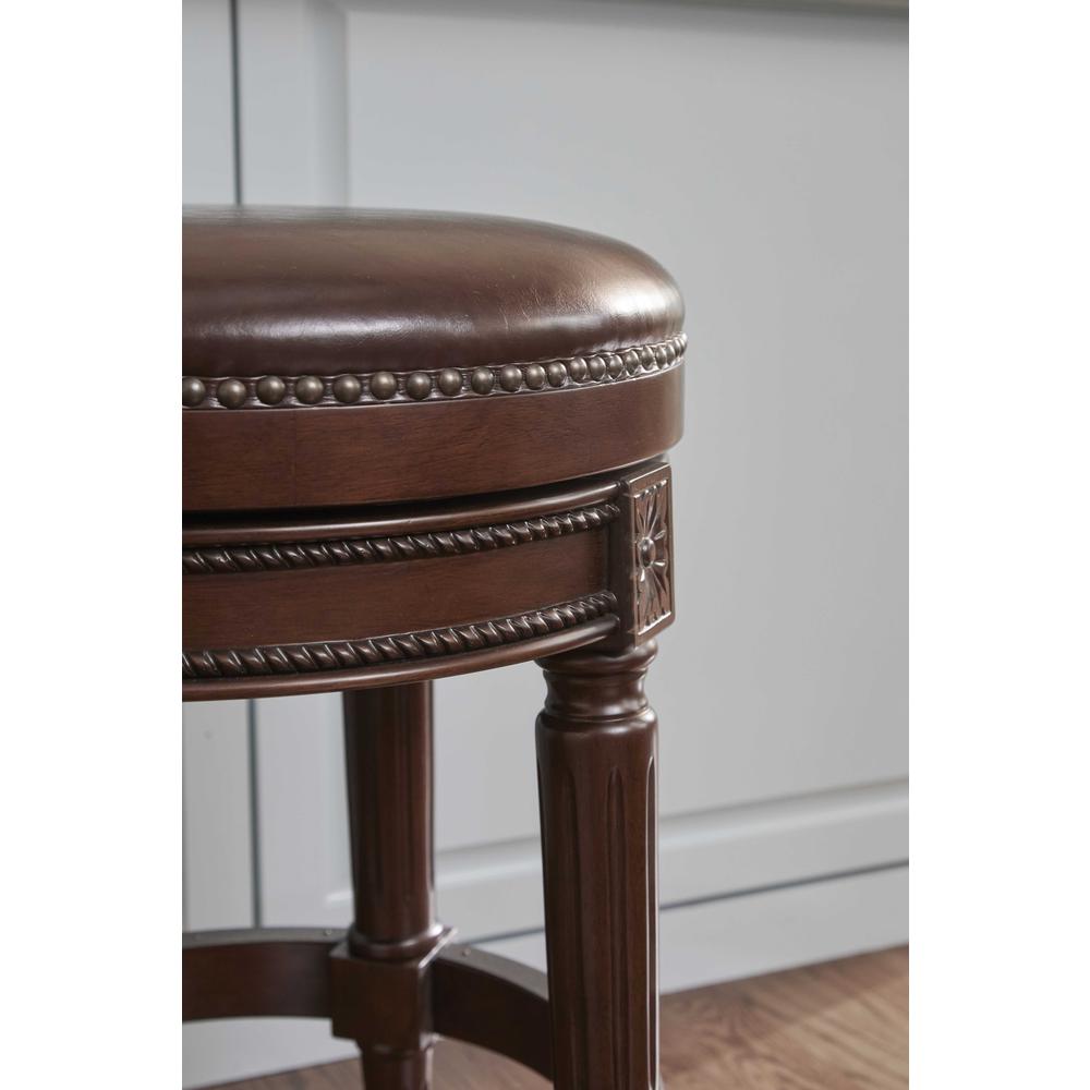 Counter Height Stool in Distressed Walnut Finished - 380061. Picture 3