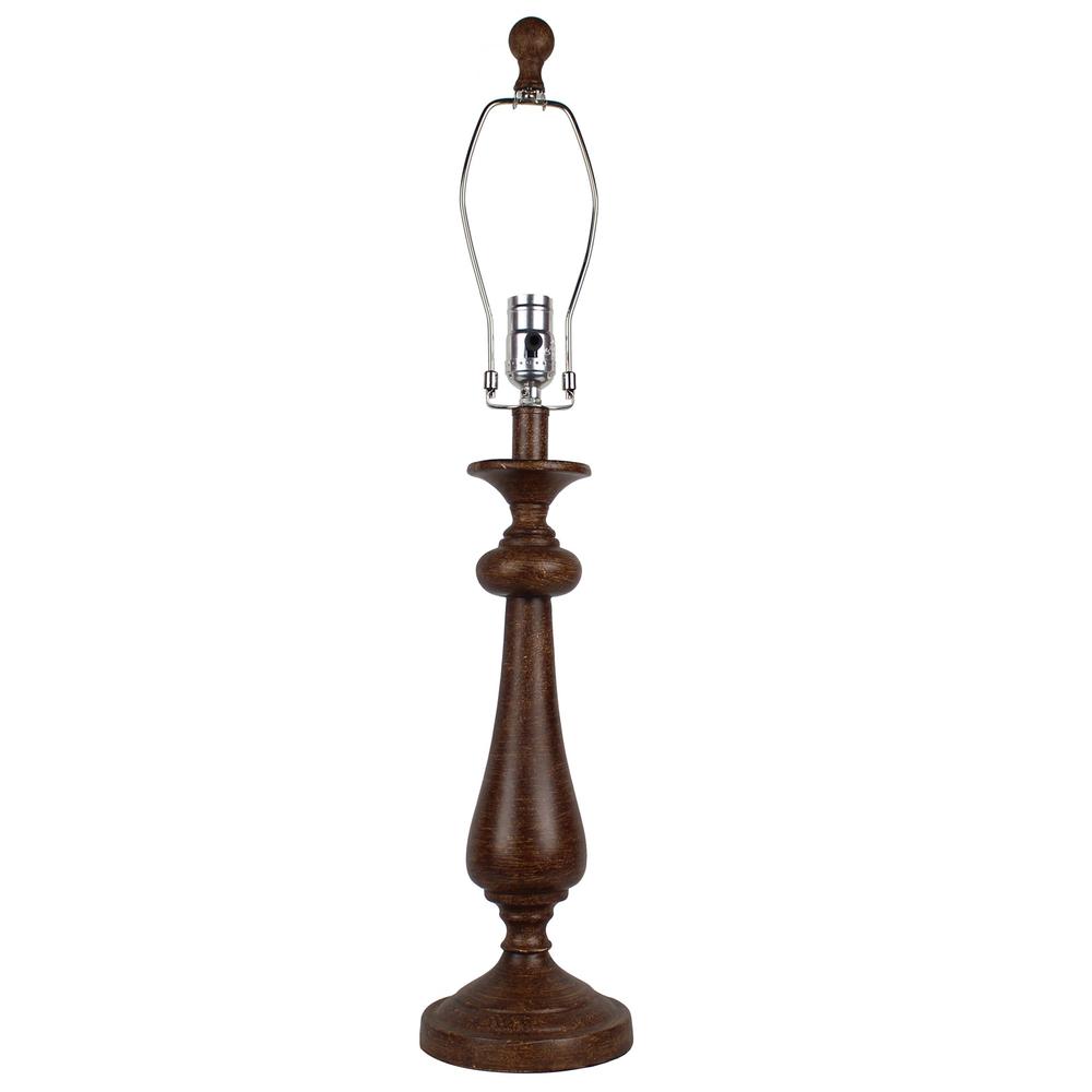 Brown Table Lamp Base Only - 380119. Picture 1